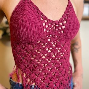 Crochet halter top
